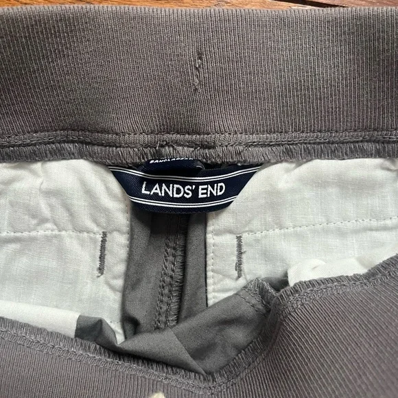 Lands End Kids Iron Knee Gray Chino pants - Picture 4 of 8